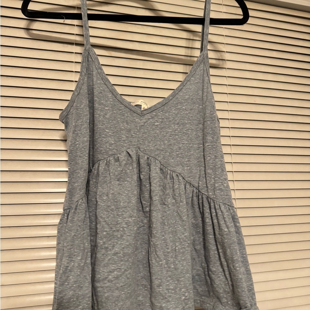 Heather blue urban outfitters babydoll tank